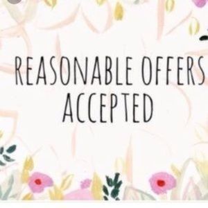 Accepting All REASONABLE Offers!!!!